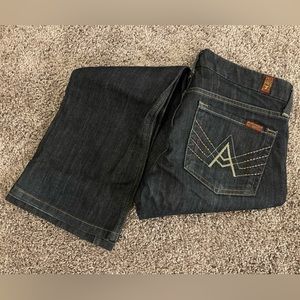 7 For All Mankind bejeweled designer jeans